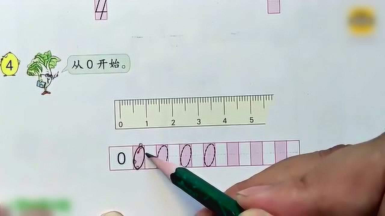 数字0的正确写法怎么写?