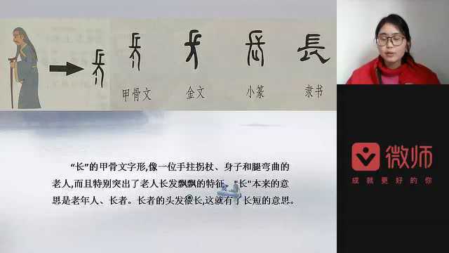 国学启蒙——汉字起源 “长”