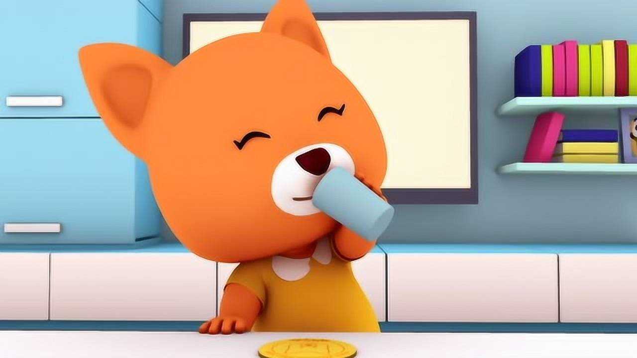 竹兜动画系列-我爱喝水(0-3)