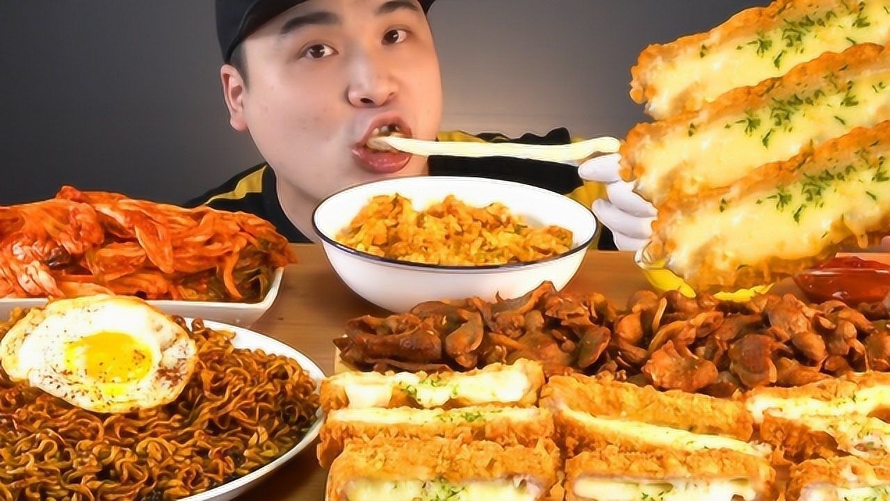 大胃王吃家常美食大口吃超满足胃口不是一般好