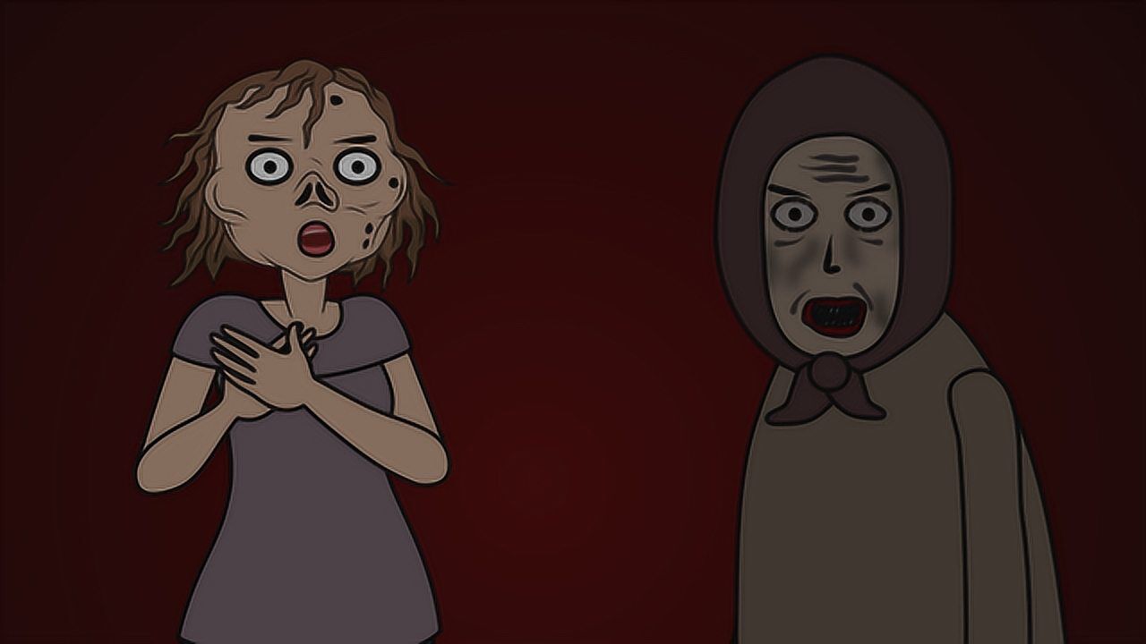 两个可怕的邻居,恐怖故事动画_腾讯视频