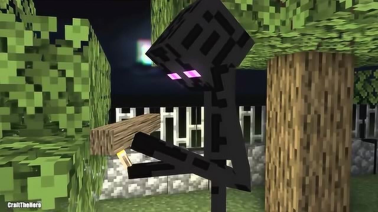 我的世界:末影人遭到病毒侵害