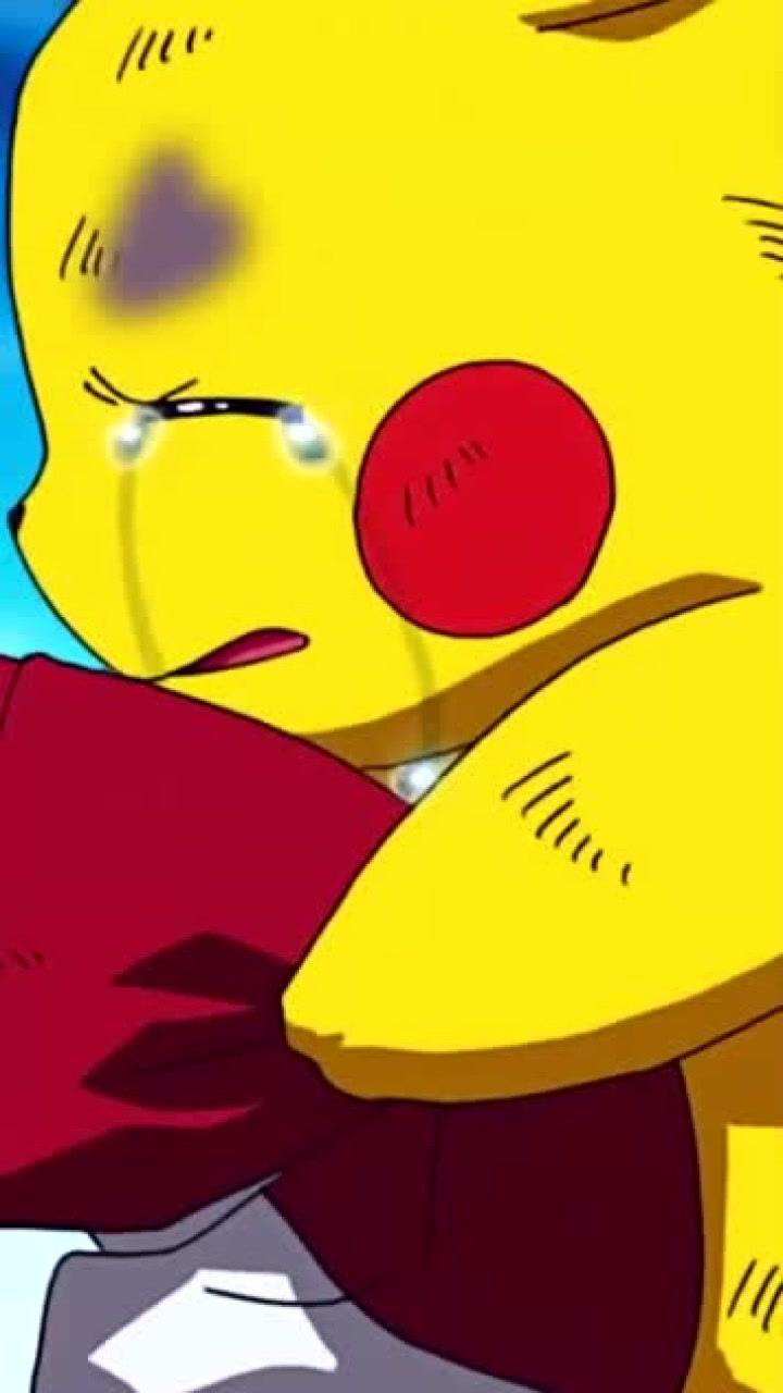 皮卡丘伤心到不行崩溃到大吼这个样子看着让人心疼