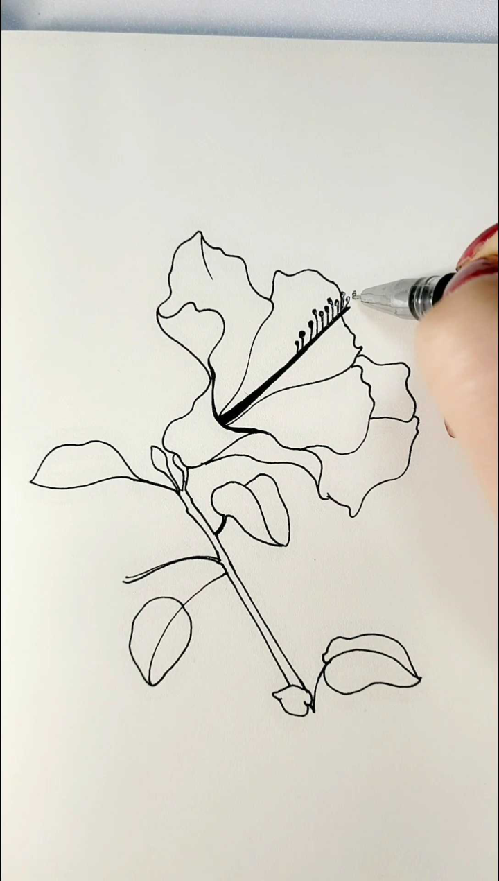 教你如何用一支笔画画,简单又好看,你不一起画吗?