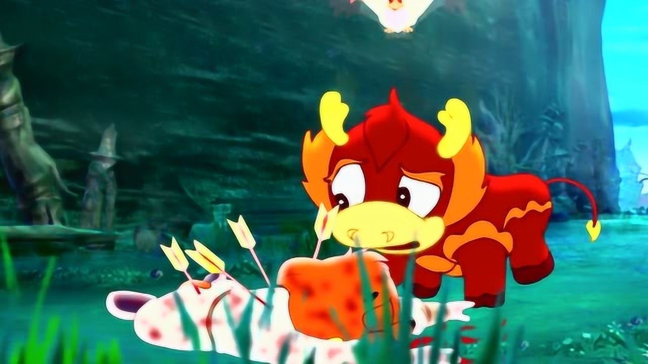 虹猫蓝兔七侠传麒麟眼睛一转就知道鸟想表达什么不愧是神兽呀