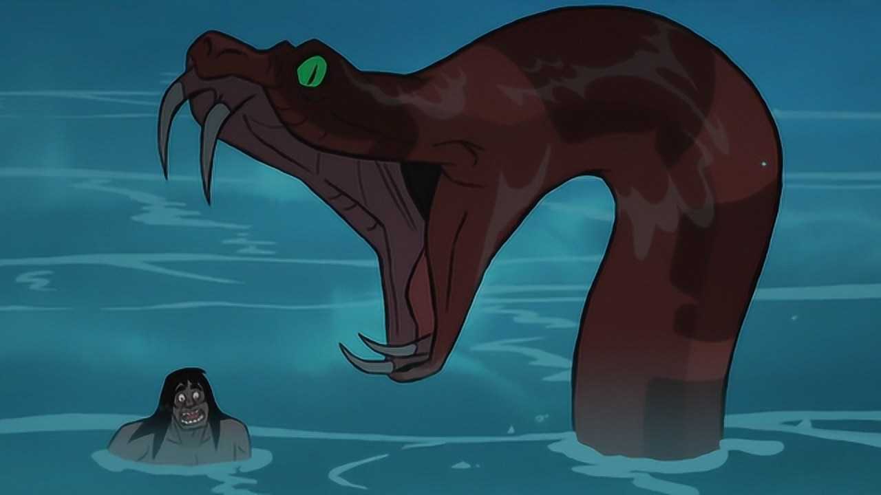 霸王龙和史前人类上演原始版人蛇大战刚刚还反目成仇的两伙伴再次结盟