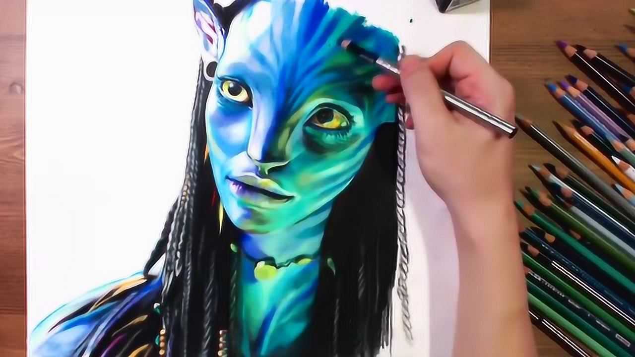 绘画阿凡达2009佐伊索尔达娜