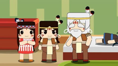 迷你大陆动画第59集:妮妮的村庄神医李大爷救治熊孩子哥哥