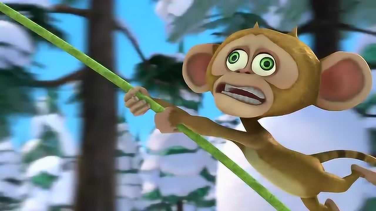 熊出没之熊心归来:光头强被藤绑住,就摔了下去!_腾讯视频