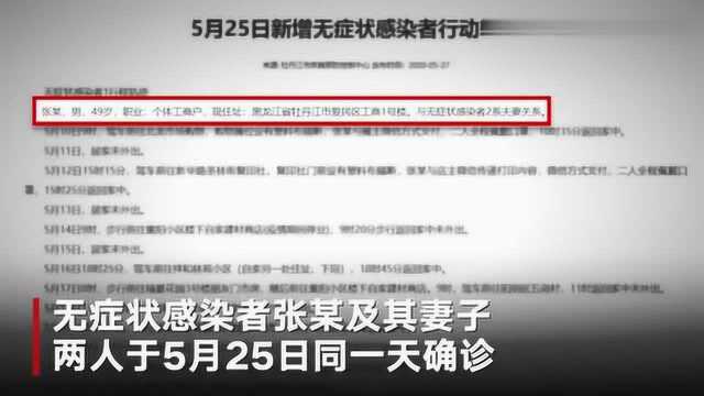 热点丨牡丹江公布7名无症状感染者轨迹