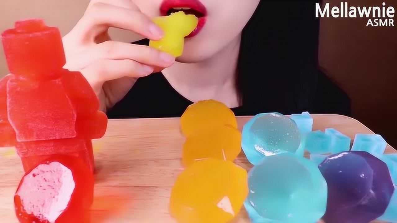 声控福利!琥珀糖,钻石石头糖吃播,太美妙了!