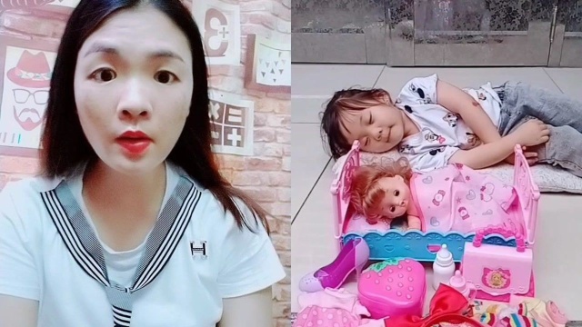 这个小妺妹好可爱哦!