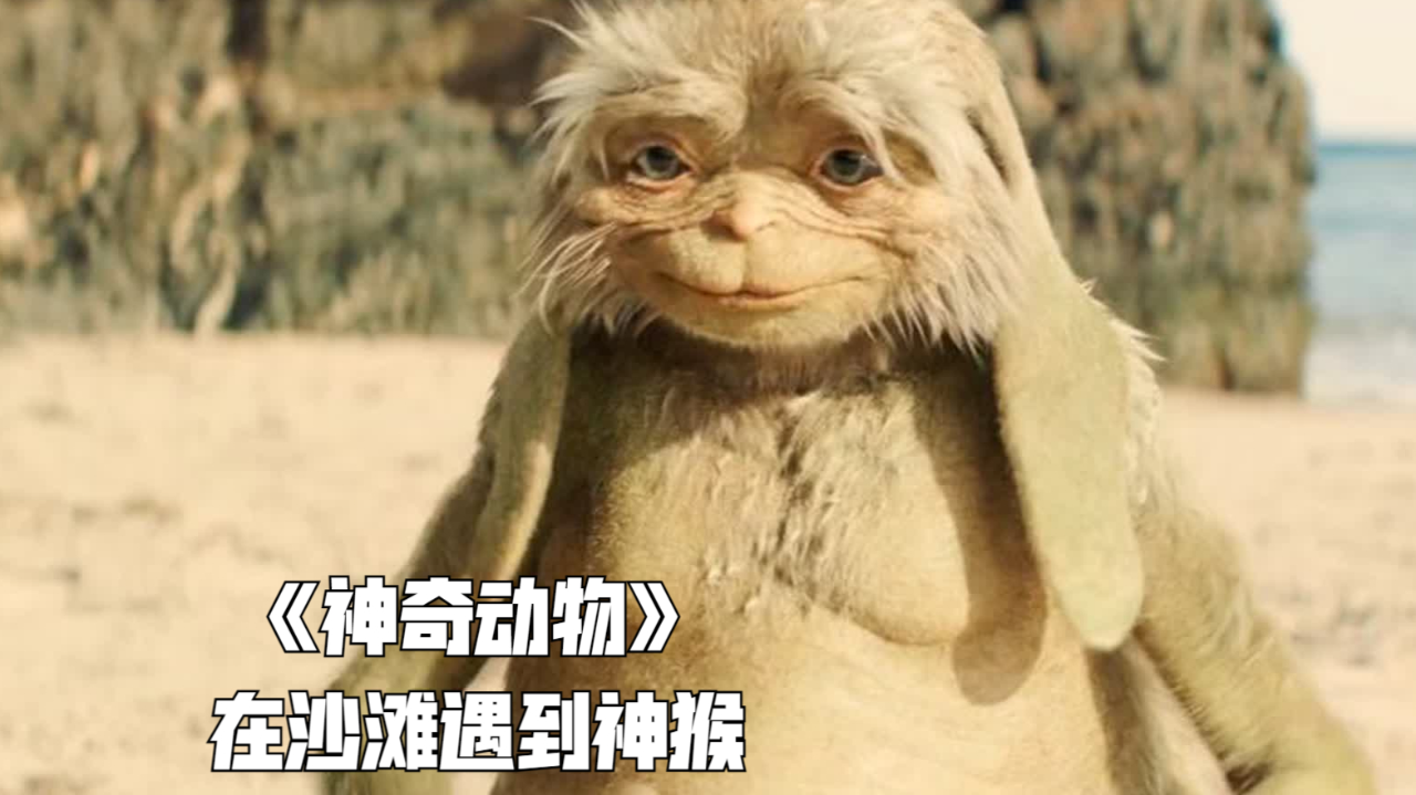 孩子们在沙滩玩耍意外遇到许愿神猴帮他们实现愿望