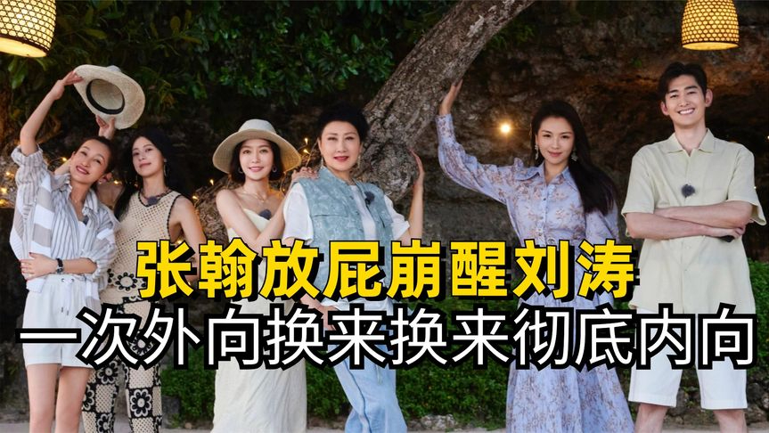 张翰两句话得罪三个人:想夸昭昭漂亮,没想到把刘涛秦海璐秦岚都得罪了