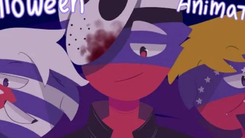 Hide and Seek Countryhumans Halloween Animatic