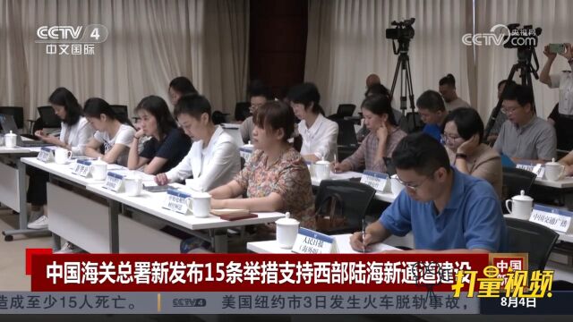 中国海关总署新发布15条举措支持西部陆海新通道建设