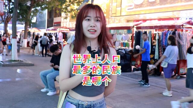 人口最多的民族是哪个?有多少人?三四亿?几百万?