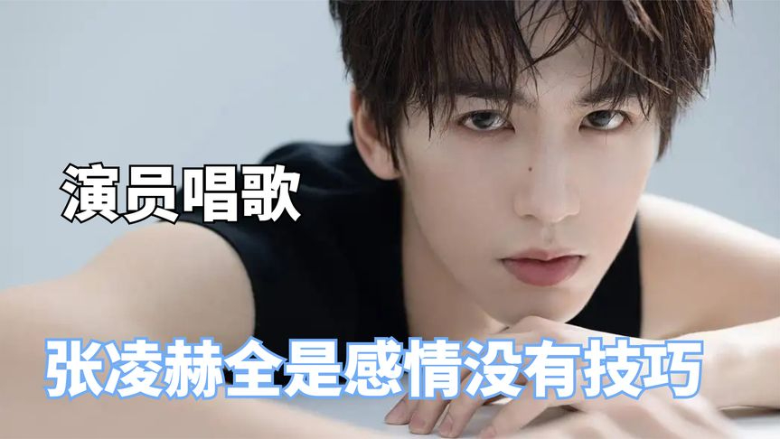 当演员开嗓唱歌后,张凌赫全是感情没有技巧,刘昊然好听一阵阵的