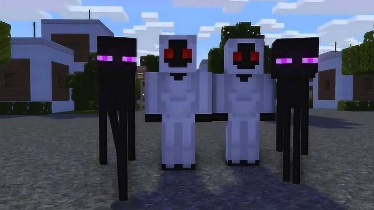 mc动画《恶魔双子1》实体303附体末影人兄弟恶魔双子诞生