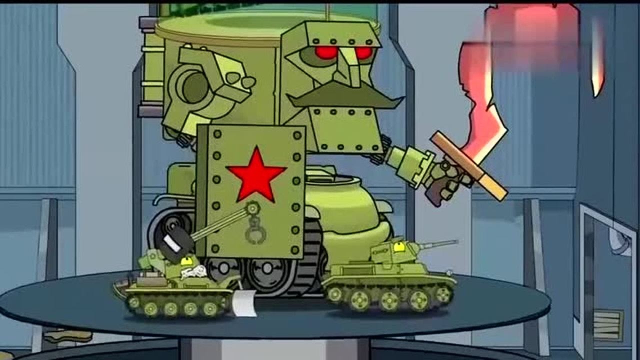 坦克世界动画:苏系战神kv44!