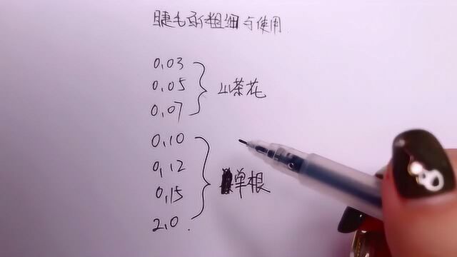 零基础学美睫培训教学视频,睫毛嫁接的粗细与使用分析讲解