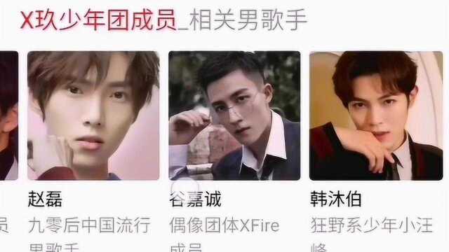 关于X玖少年团成员相关人物