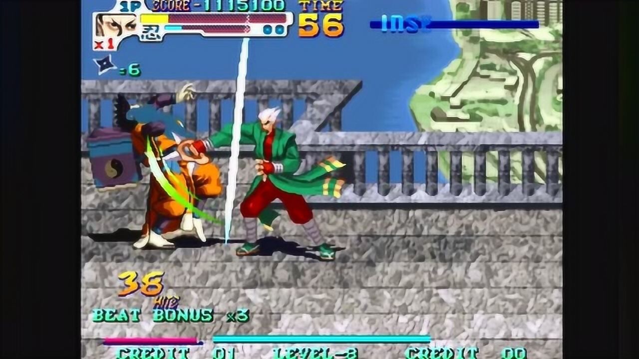 战国传承3高手玩家选白鬼闯关展示了打这关boss的技巧精彩