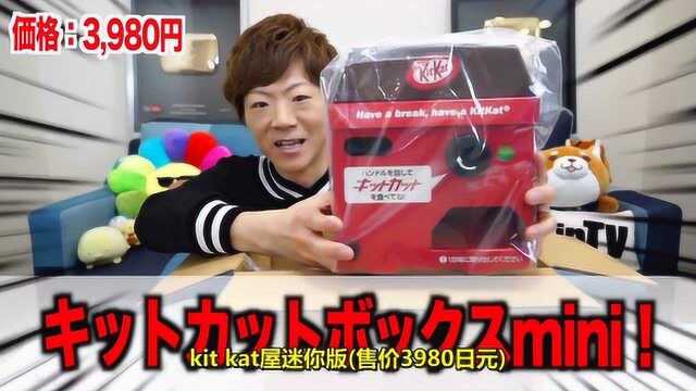 日本“kitkat”扭蛋机开箱 放一个在家里太棒了!