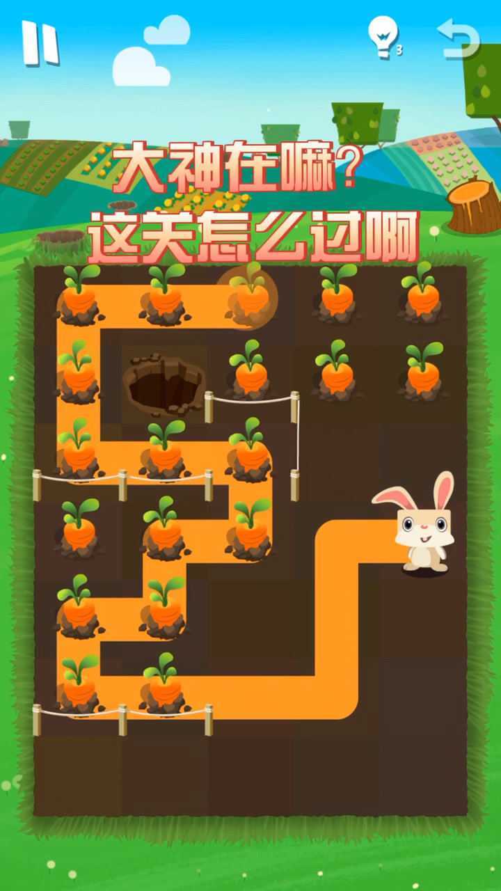 烧脑游戏:谁可以帮帮兔子进洞