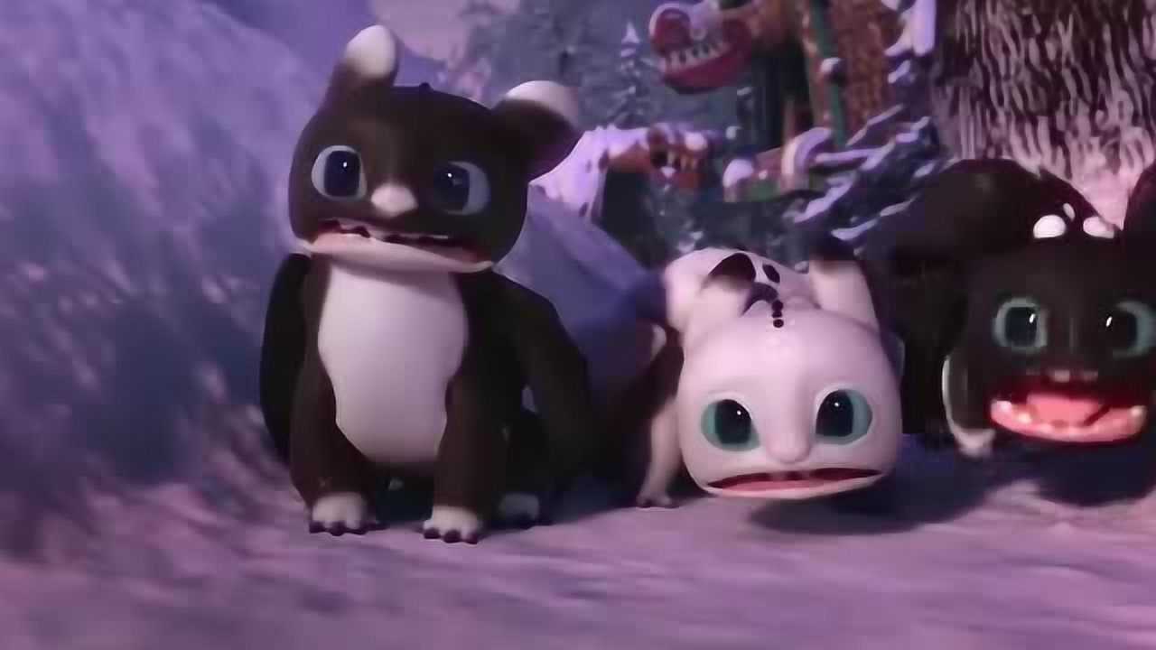 驯龙高手4三只小飞龙擅自外出被抓包夜煞秒变凶爸爸太可爱