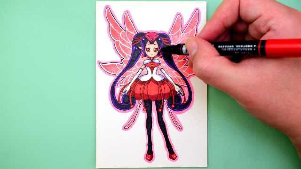 手绘神秘的彼岸花精灵王曼珠沙华彼岸花的花语是什么你知道吗