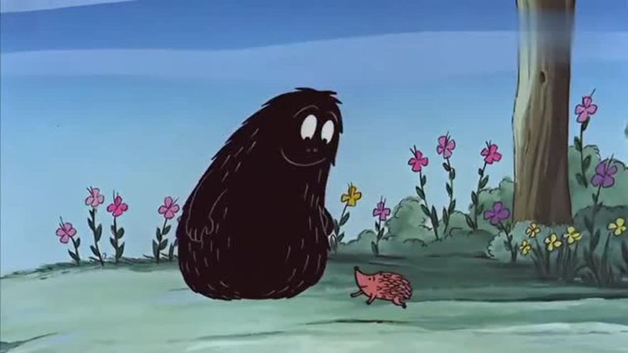 巴巴伯跳水里,身上跳蚤跳出来