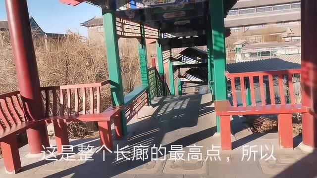 天津滨海一号 鹿岛,长廊,苏州园林设计