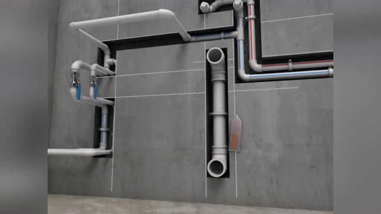 原来卫生间给水管安装是这样弄的!也是一个知识点哦