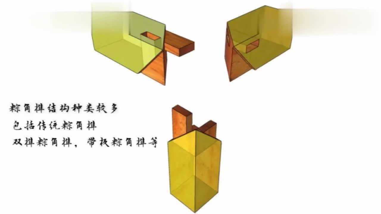 老木匠考验徒弟能否出师做个这样的粽角榫就知道了