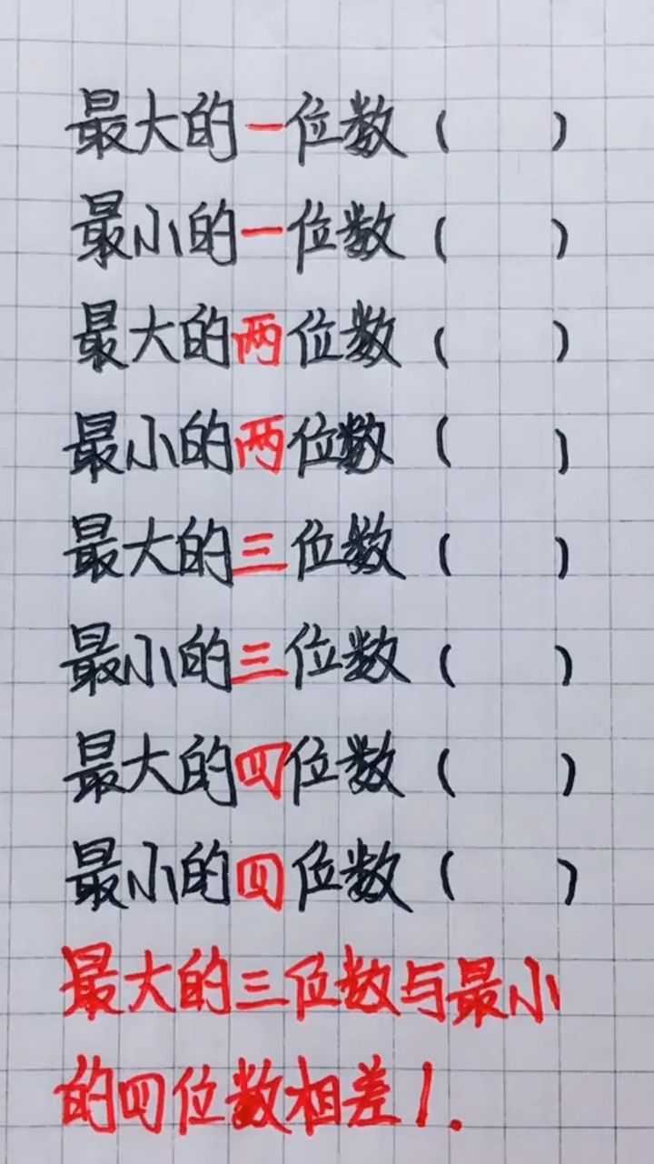 最大的三位数与最小的三位数相差多少?_腾讯视频