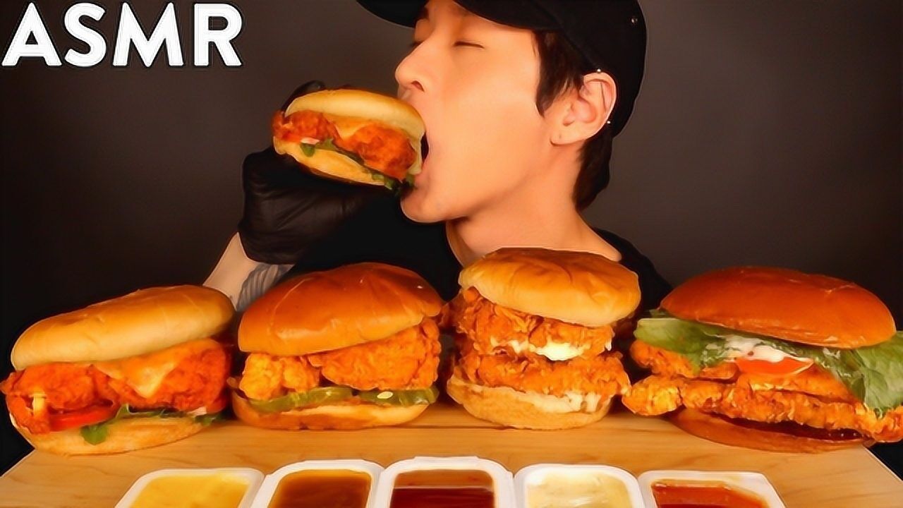 吃播:小哥吃了一堆汉堡包,真是个大吃货