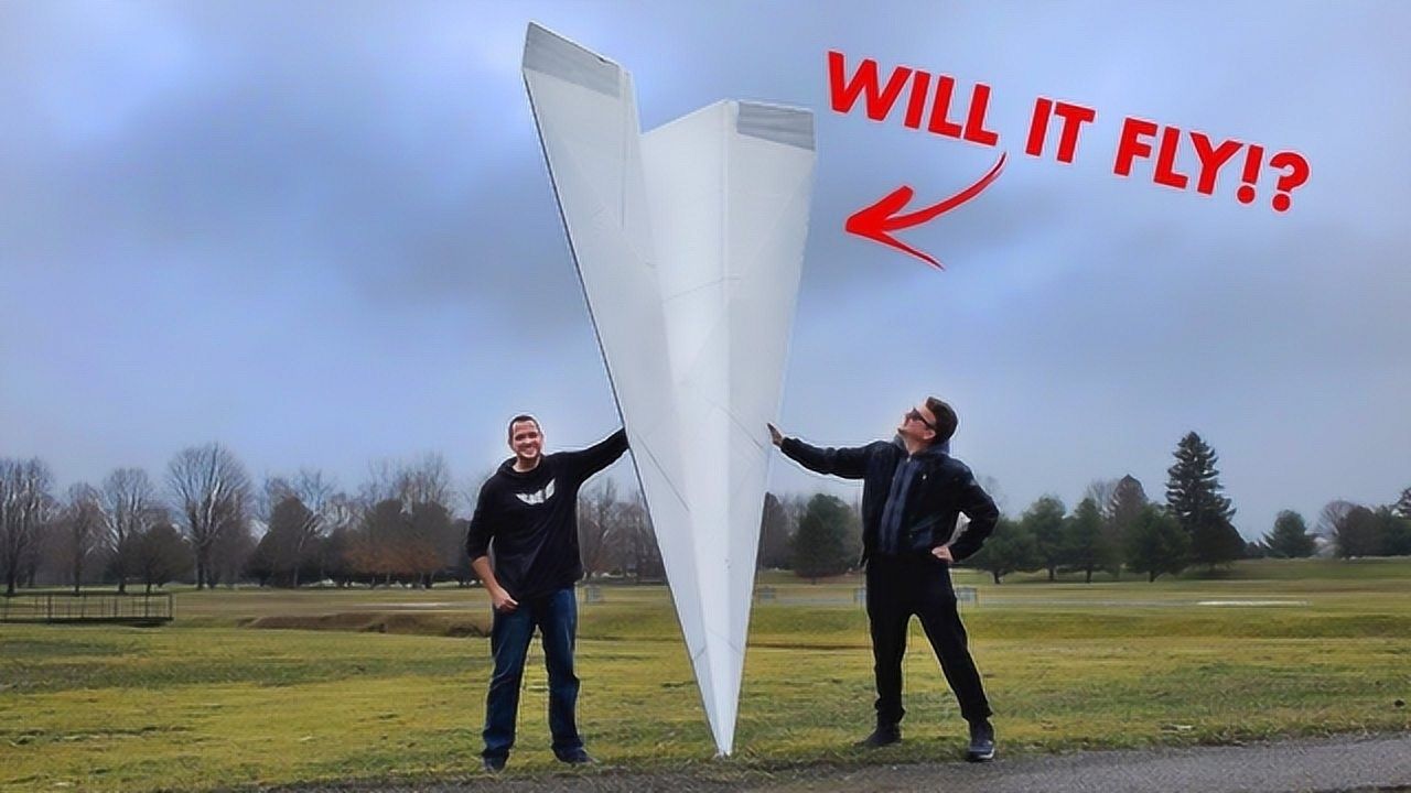 世界上最大的rc遥控纸飞机,长度达到36米!