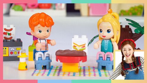 [凯利和玩具朋友们] 冬天也可以野外游戏~爱丽野营车出发啦