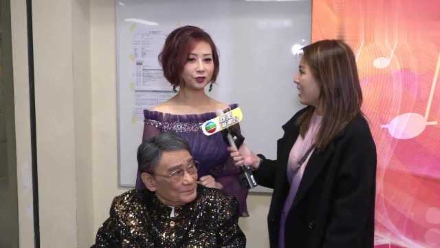 TVB娱乐新闻台流行经典50年录影,谭炳文谭淑莹父女档上阵