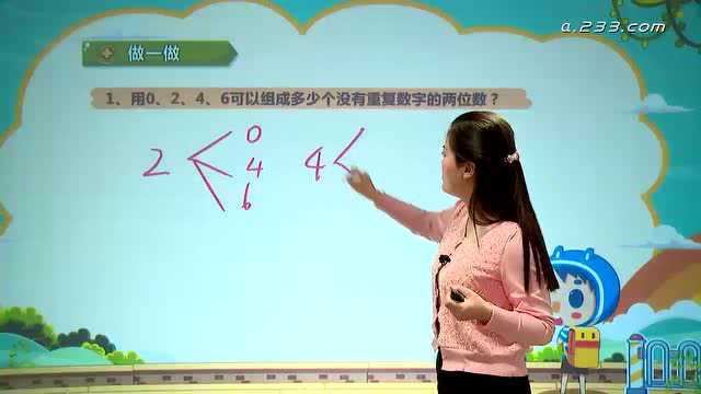 28 人教版三年级数学下册数学广角搭配(二)第一节知识讲解