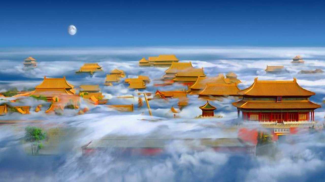 传说中的天庭真的存在吗有人在飞机上拍到天宫该怎解释