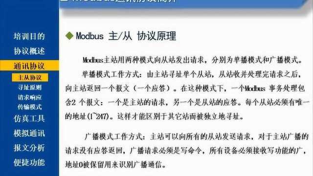 昆仑通态Modbus通讯协议简介