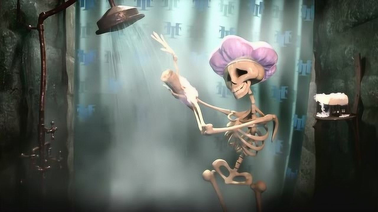 精灵旅社德古拉带人类走逃生密道竟误闯看到骷髅洗澡尴尬
