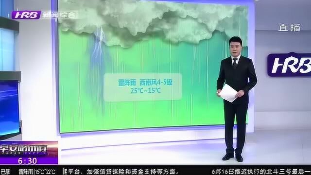 哈尔滨天气预报:24日多云最高温21℃ 25日雷阵雨来袭最高温22℃