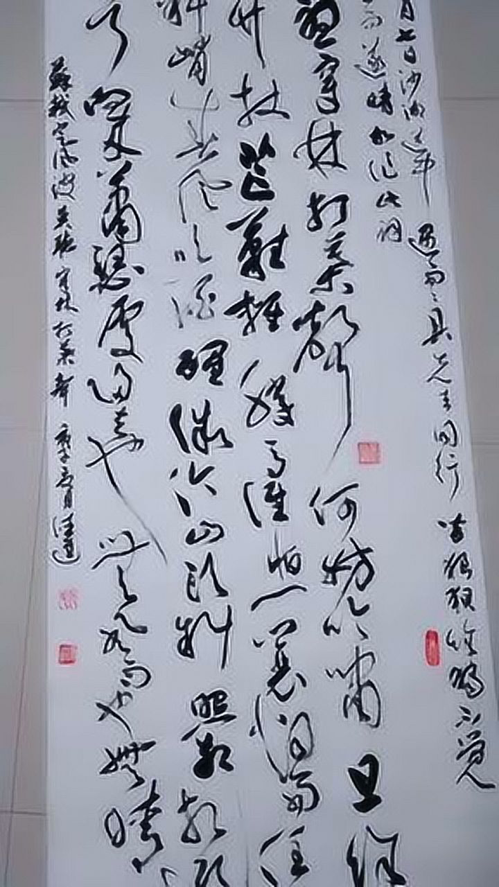 苏轼莫听穿林打叶声草书创作之作书法张德进
