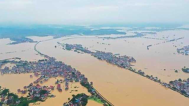 江西饶河鄱阳站水位破1998年历史极值 仍在上涨