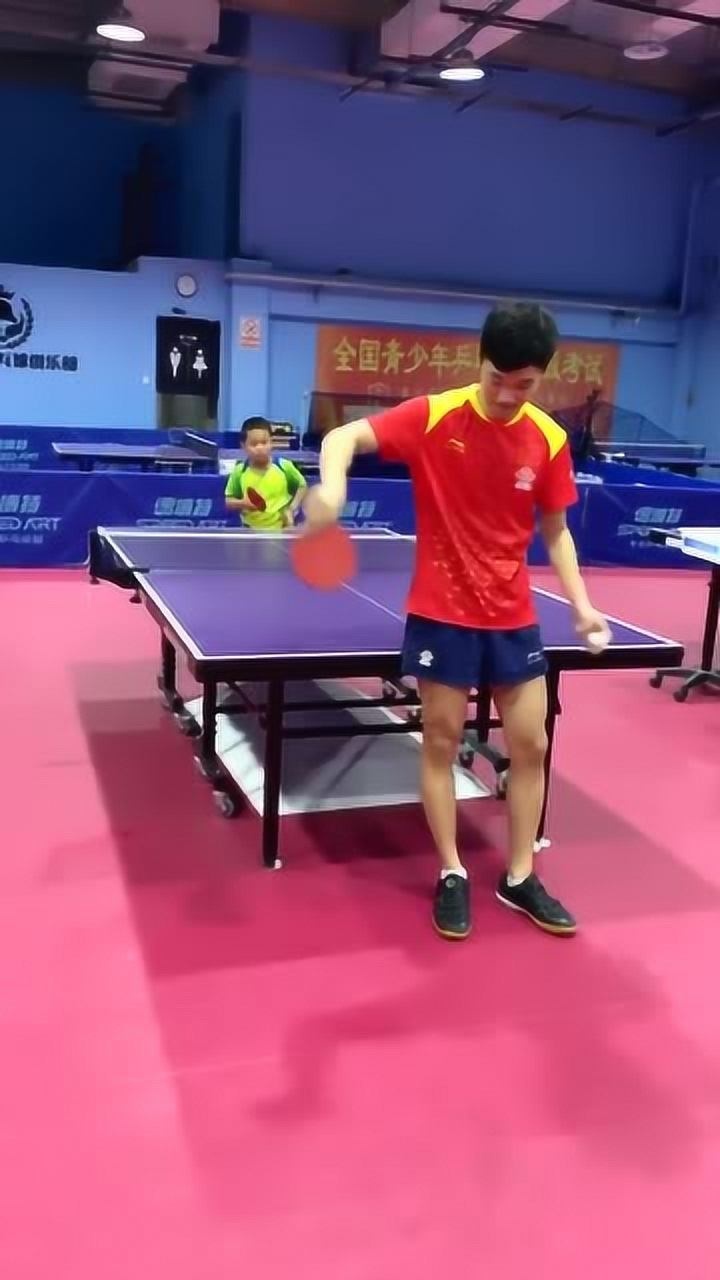 王开乒乓球,宾宾乒乓球教学