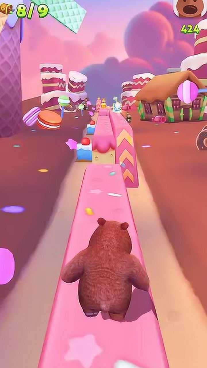 熊二跑步真可爱_腾讯视频