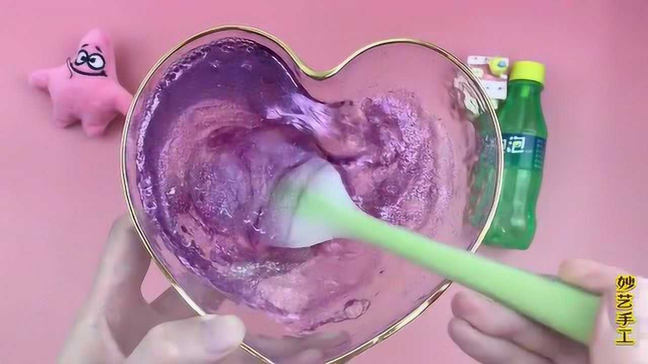 不用买起泡液用它也能做起泡胶起泡很大也不粘手无硼砂